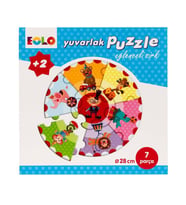 Yuvarlak Puzzle Eğlenceli Sirk Eolo Yayınları