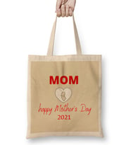 Funny Mothers DaY 2021 Bez Çanta Uzun Saplı