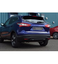 Nissan Qashqai Formlu Krom Bagaj Alt Çıta 2014 Üzeri Paslanmaz Çe
