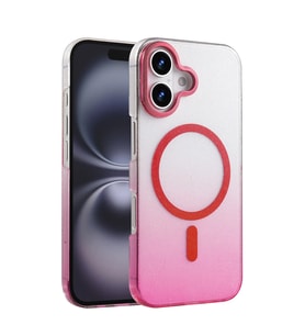 Apple İphone 16 Plus Glossy Magsafe Kapak - Pembe