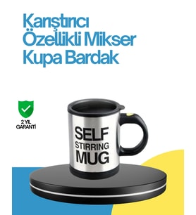 Kendi Kendini Karıştıran Termos Kupa - Pratik, Güçlü Motorlu Ve Termos Özellikli