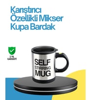 Kendi Kendini Karıştıran Termos Kupa - Pratik, Güçlü Motorlu Ve Termos Özellikli