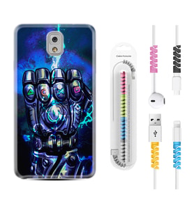Samsung Note 3 4 5 8 9 20 Ultra 10 Lite Kılıf Kablo Koruma Spiral Silikon Thunder Play 1760