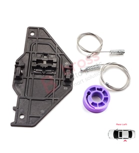 Citroen C5 MK2 MK3 RD/TD RC RD RW 2007-2018 4/5 Kapı 9223E2 İçin Elektrikli Arka Sol Cam Kriko Seti