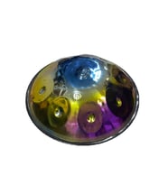 Hang Drum, Handpan Space Drum Nitrided Parlak 7 Renk Steel Drum 9 Tonlu 22 Inç