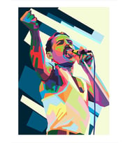 Freddie Mercury Queen Mdf Tablo
