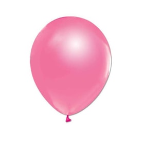 BALON METALİK DÜZ 10 İNC PEMBE PK:100-