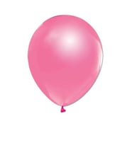 BALON METALİK DÜZ 10 İNC PEMBE PK:100-