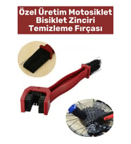 Özel Seri Yüksek Kaliteli Ergonomik Sert Dayanıklı Kıl Bisiklet Motosiklet Zinciri Temizleme Fırçası