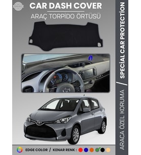 TOYOTA YARİS (2014-2019) Torpido Örtüsü Ön Panel Koruma Tam Uyum Çatlamayı Önler