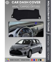 TOYOTA YARİS (2014-2019) Torpido Örtüsü Ön Panel Koruma Tam Uyum Çatlamayı Önler