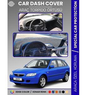 MAZDA 323 BJ HATCHBACK (1998-2003) Torpido Örtüsü Panel Koruma Torpido Koruma Tam Uyum UV Koruma