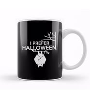 Christmas I Prefer Halloween Kupa Bardak Porselen