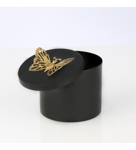 Vitale Butterfly Siyah Kutu 9x8 cm AK.JA0155