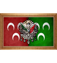 ALTIN ÇERÇEVELİ PASPARTULU TABLO CR725