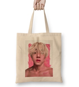 Bts Kim Taehyung Bez Çanta Uzun Saplı