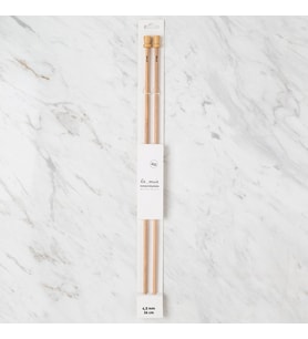 La Mia Whitewood 4.5 mm 36 cm Ahşap Örgü Şişi