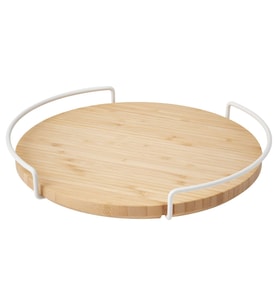 Dönen tabla, bambu, 28 cm