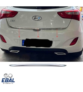 Hyundai i30 Krom Bagaj Alt Çıtası 2011-2017 ARASI P.Çelik