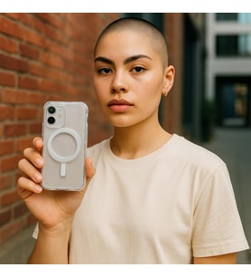 Iphone 16 Uyumlu Kılıf Magsafe ve Şeffaf Lens Korumalı