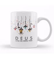 Deus Minha Luz Kupa Bardak Porselen