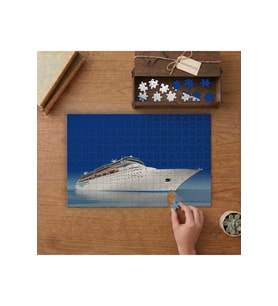 Büyük Kruvaziyer Gemisi Tasarımı 240 parça Ahşap Puzzle Ahşap Kutuda MP04755