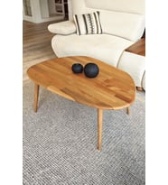 Fawdecor Amorphous Orta sehpa ve 3'lü Zigon Sehpa seti (Naturel)