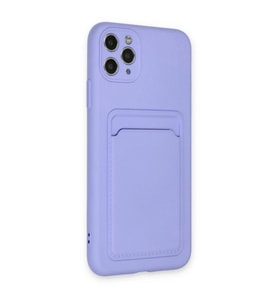 İphone 11 Pro Max Kılıf Kelvin Kartvizitli  - Lila