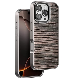 Iphone 16 Wave Kapak - Kahverengi