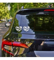 Kırık Kalp Araba Oto Sticker Yapıştırması_76