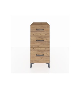 Kronos Komodin 3 Çekmeceli 44x59x96 Çam-Çam