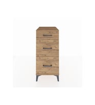 Kronos Komodin 3 Çekmeceli 44x59x96 Çam-Çam
