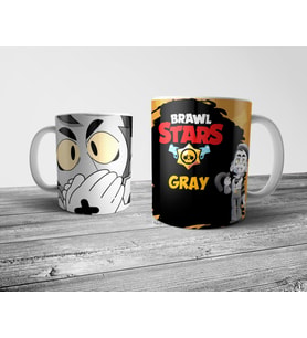 Pixxa Brawl Stars Gray Kupa Bardak  