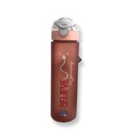 BELIEVE TRITAN BOYALI DESENLİ (PİPETSİZ) MATARA 630cc