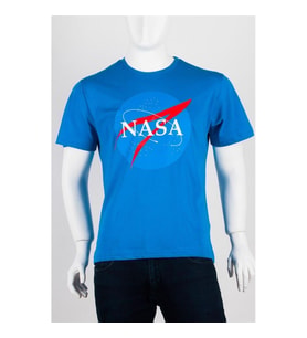 Nasa Unisex Pamuklu Regular Fit Tişört Small (Karışık)
