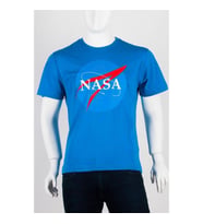 Nasa Unisex Pamuklu Regular Fit Tişört Small (Karışık)
