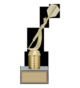 ODAK KUPA - Figürlü Kupalar - Dart Figürlü Kupalar FG-001 A - 25 cm