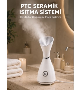 Nano İyonik Cilt Bakım Buhar Makinesi PTC Isıtma Sistemli