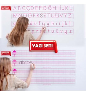 S.T.YAZI SETİ (HARFLİ VE KLAVUZ ) 56 CM-110 CM 56 CM- 120 CM
