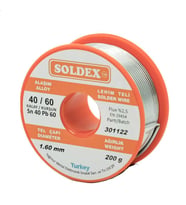 Soldex 1.60mm Sn40 Pb60 Lehim Teli 200gr
