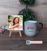 İtalyanca Öğretmeni Fotoğraflı Dekoratif Taş, Kupa Bardak Beyaz Hediye (Model 10)