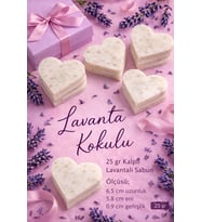 5 Adet Kalpli Sabun  Hediyelik Sabun  Lavanta Kokulu Hediye Sabun - Anneler Günü Hediye