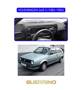 VOLKSWAGEN Golf 2(1983-1992)TORPİDO KORUMA HALISI MAVİ KENAR