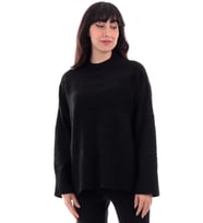 Only Kadın Yüksek Boyunlu Örme Kazak - 15324514 (Siyah)