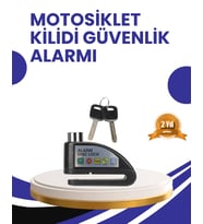 Taşınabilir Alarm Disk Kilidi Motosiklet Scooter Bisiklet Güvenlik