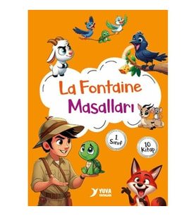 LA FONTAINE  MASALLARI 10 KİTAP SET + SORU KİTABI  ( 1. SINIFLAR İÇİN)