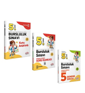 Editör 5.Sınıf Bursluluk Konu Soru ve Deneme Seti 3 Kitap