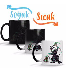 League Of Legends Kled Thresh Lanterns Sihirli Kupa Bardak Porselen