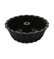 Alkar Döküm Papatya Kek Kalıbı 28 cm Siyah