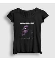 Presmono Kadın Siyah Till Lindemann Rammstein T-Shirt 106328tt
